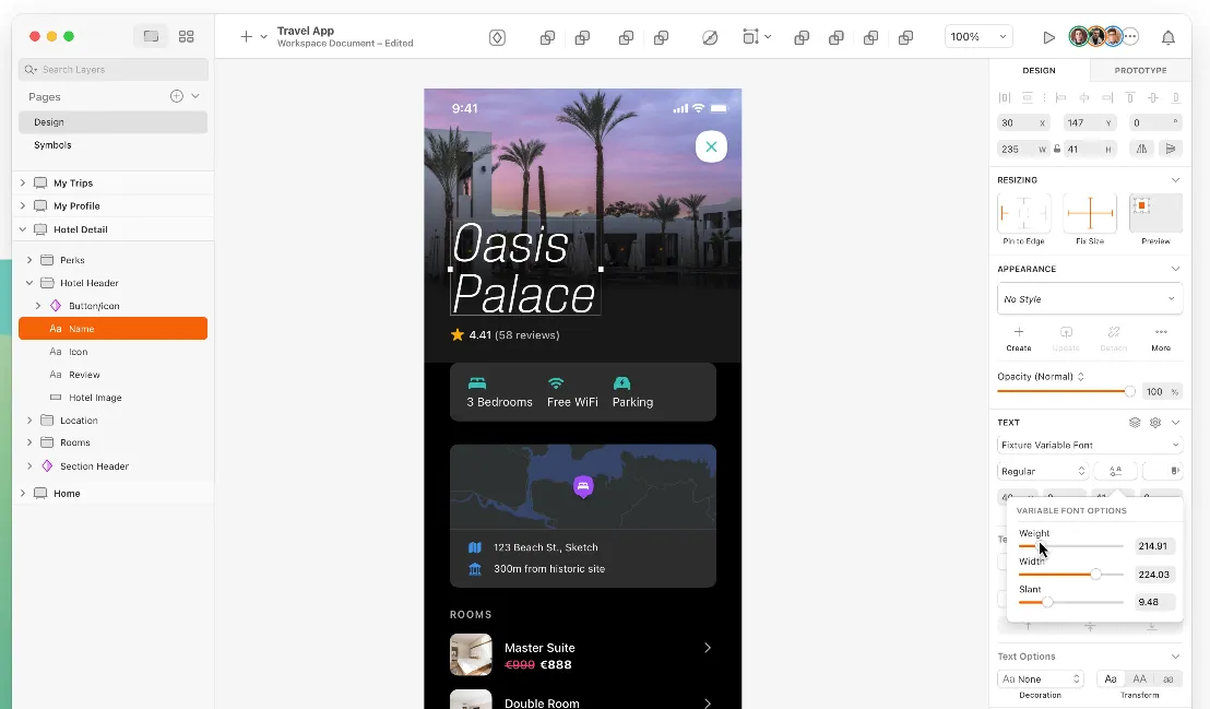 Figma Interface Screenshot