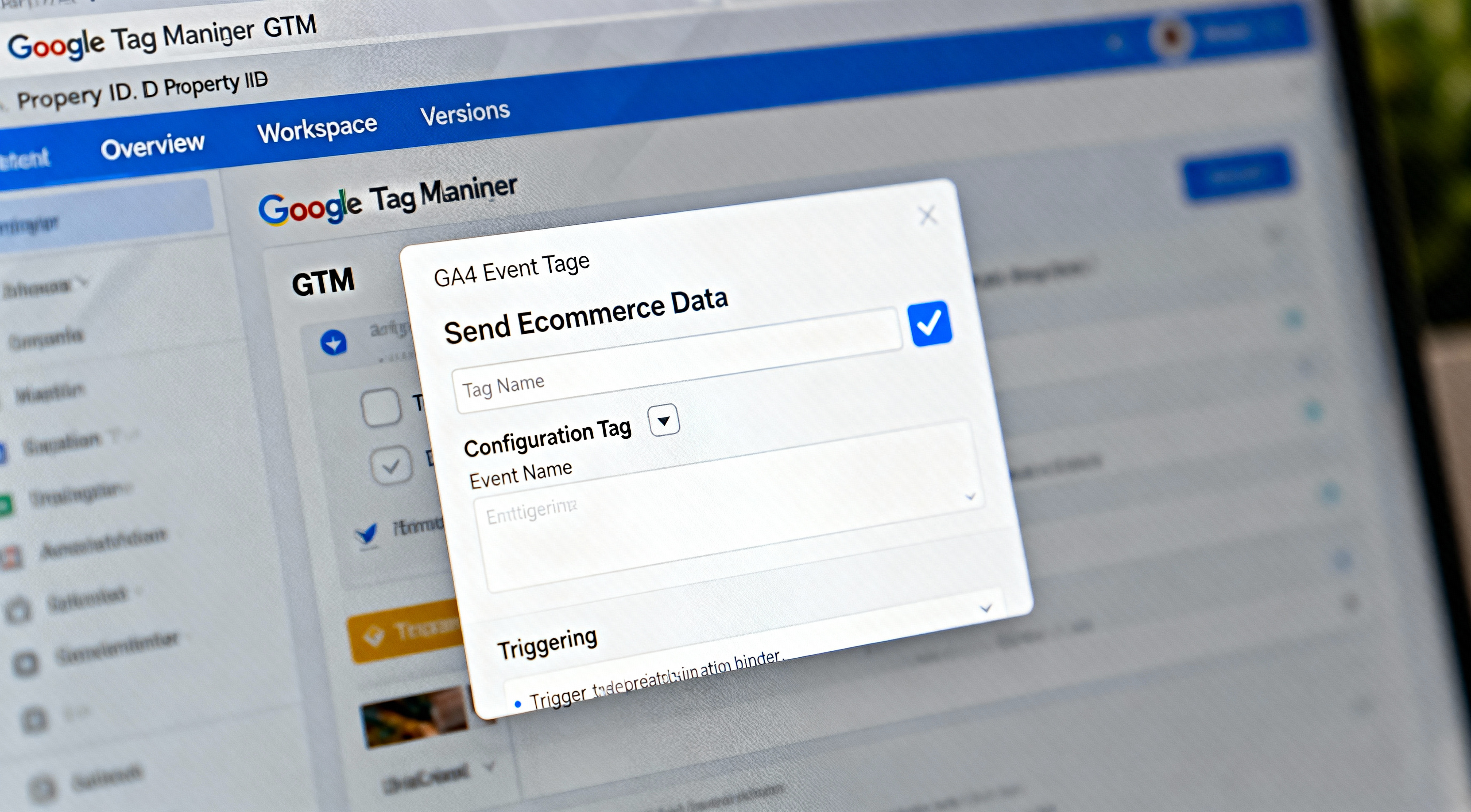 GTM Ecommerce Event Tag Configuration