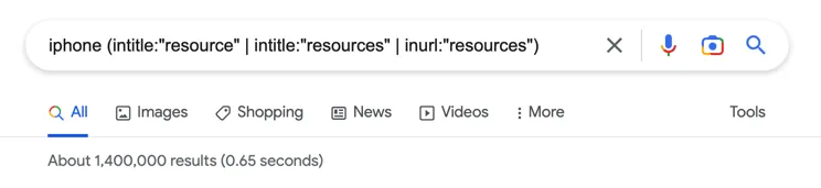 iPhone resource content analysis